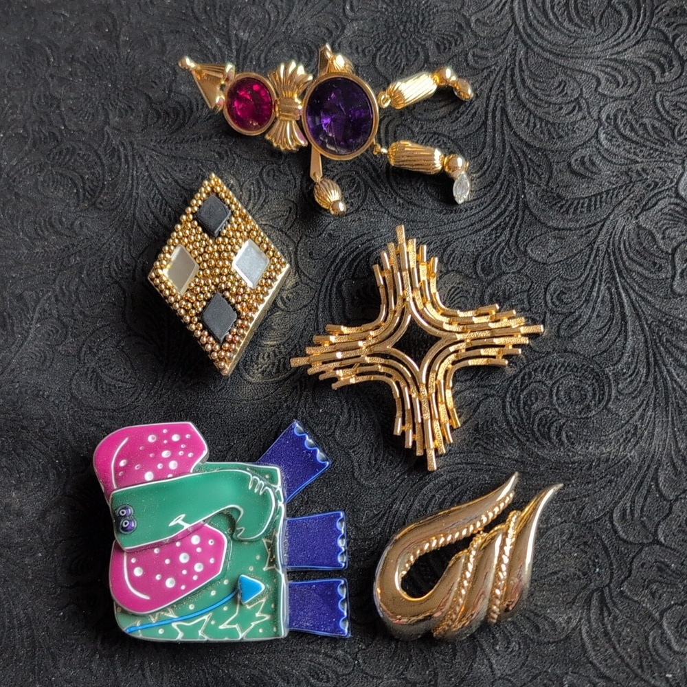 Fun Modernistic Brooches